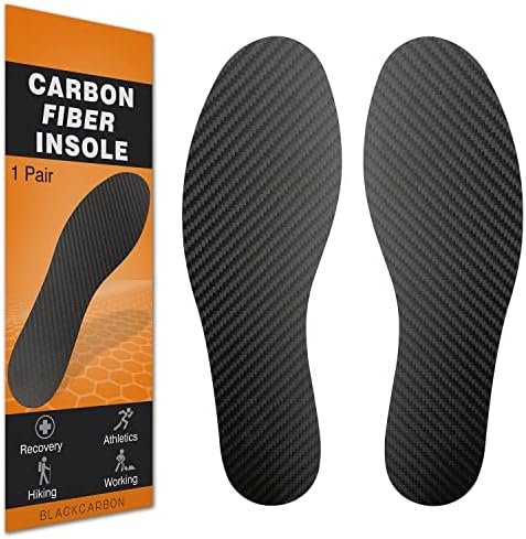 1 Pair Carbon Fiber Insole for Turf Toe,Morton Toe,Foot Fractures,Arthritis,Hallux Rigidus and Limitus. Rigid Orthotic Shoe Inserts for Pain Relief & Injury Recovery 23.5cm(Fit Women Size 8, Men 7)