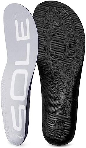 SOLE Active Thin Plantar Fasciitis Insoles, Men & Women - Arch Support Inserts for Foot Health and Heel Pain Relief, Orthotic Shoe Inserts - Multiple Sizes
