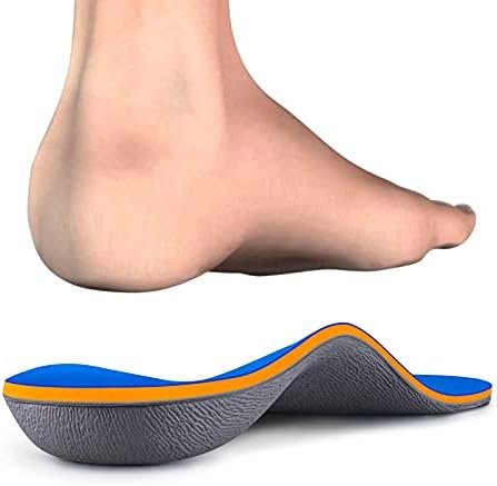 Kelaide Arch Support Insoles Relief Plantar Fasciitis, Comfort Orthotic Inserts for Flat Feet, Feet Pain, Pronation, Shoes Insoles for Men and Women Blue