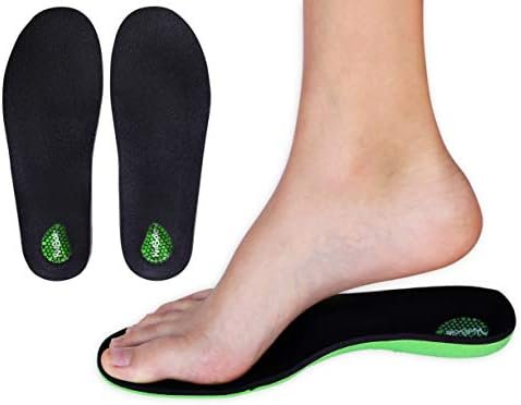 KidSole Green Martian: Arch Support Soft & Strong Insole. Slim & Lightweight Design with Memory Foam Top. ((24 CM) Kids Size 3-6)