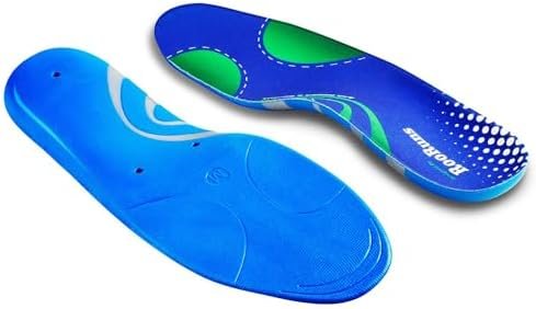 Plantar Fasciitis Arch Support Insoles for Women and Men, Athletic Orthotic Shoe Inserts PU Shock Absorption High Arch Supports Inserts for Flat Feet Foot, Relieve Heel Pain and Arch Pain