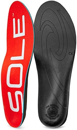 SOLE Active Medium Plantar Fasciitis Insoles, Men & Women - Arch Support Inserts for Foot Health and Heel Pain Relief, Orthotic Shoe Inserts - Multiple Sizes