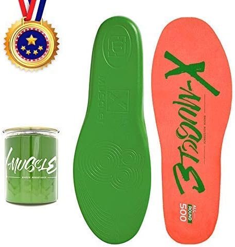 Shoe Insoles for Men and Women All-Round Shock Absorption Sport Insoles Best Anti-Impact Shoe Inserts Relieve Foot Pain Fatigue Breathable Biodegradable