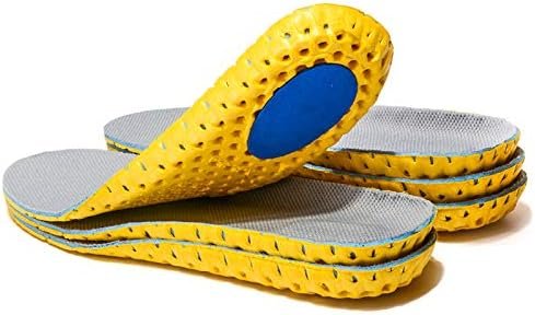 XINIFOOT 3 Pairs Elastic Shock Absorbing Shoe Insoles Breathable Honeycomb Sneaker Inserts Sports Shoe Insole Replacement Insoles for Women