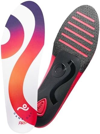 Game Day Pro- Ultimate Performance Sports Insoles for Basketball, Volleyball, Football, Tennis, Athletics, Baseball, Running, and Active Lifestyle. Extra Shock Absorption (M 14-14.5/WM 15.5-16)