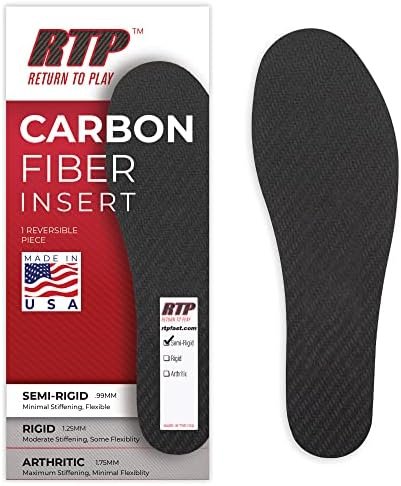 Carbon Fiber Full Shoe Semi-Rigid Insert 22 cm Women's Size 6 Made in The USA