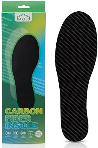 Carbon Fiber Insole 1 Insert, Carbon Fiber Insert for Women Men,Rigid Carbon Insole for Hallux Rigidus, Turf Toe Relief Foot Pain-246mm