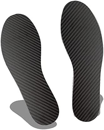 Carbon Fiber Insole 1 Pair, 1.3mm Thick, Foot Support Stiffener Insole, Shoe Insert, for Arthritis, Mortons Toe, Turf Toe, Hallux Limitus, Hallux Rigidus. 265mm(Fit Women's Size 11, Men's 10)