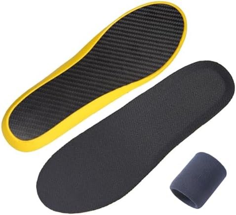 Carbon Fiber Insole for Men Women Rigid Carbon Fiber Shoe Insert Carbon Fiber Foot Plate (Men's 10.5 || Women's Size 11.5)