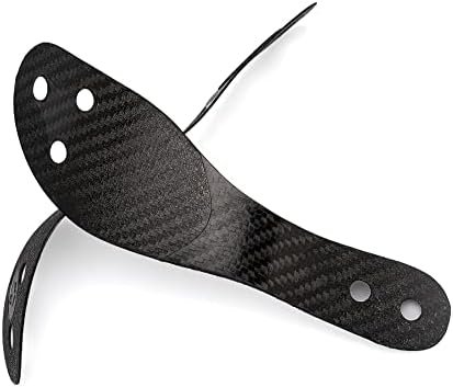 Carbon Fiber Insoles, Rigid Shoe Inserts - Trekking, Hiking & Training Sports Insoles for Athletes Energy Return Explosiveness Improved Performance EU41-42, Black, US M 8-8.5/W 9-9.5
