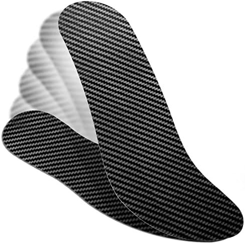 Carbon Fiber Insoles for Sport, Foot Support Performance Insoles for Athletes-Reduces Shock to Increase Energy Return & Injury-Preventing, Sport Insole fit for Playing Basketball,Soccer,Running, 245mm
