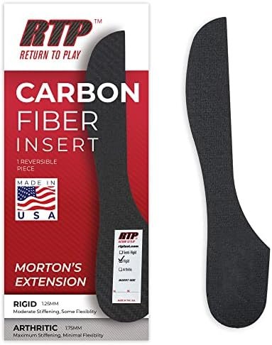 Carbon Fiber Modified Morton's Extension Rigid Shoe Insert Made in the USA