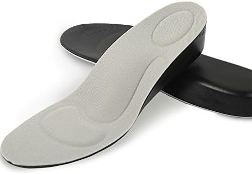 Height Increase Orthotic Insole Lift Insert Sports Full Length Insoles 1Pair-L Height0.98 Size8.5-11.5