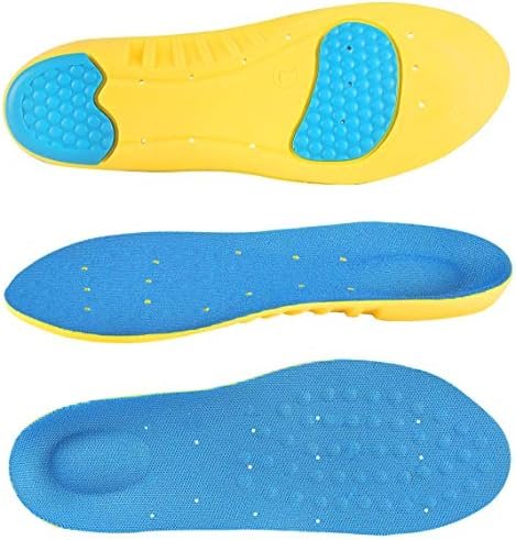 Insoles Memory Foam Insoles Shoes Inserts for Men and Women, Kids, Providing Arch Support, Cushion and Shock Absorption, Relieve Foot Pain (S)
