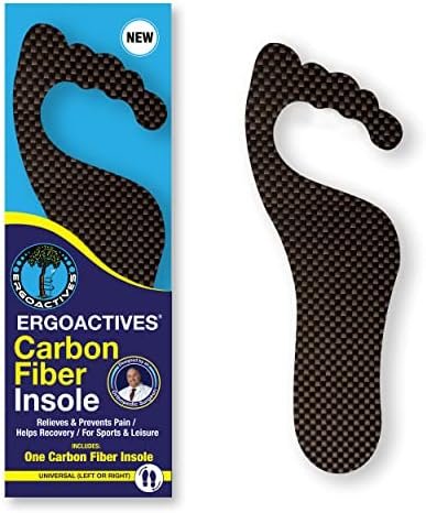 Miracle Carbon Fiber Insole, Rigid Shoe Insert for Men and Women(Universal- R or L) Alleviates Morton's Neuromas, Hallux Limitus, Hallux Rigidus, Plantar Fasciitis, & More(1 Unit) (Mens 11)