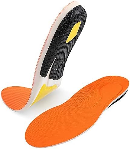 Shoe Insole Pad,Shoe Insert,Cutable Insole for Athletic Sports Running Hiking Basketball Bassball Football Bicycle Camping Hunting,Shock Absorbing Shoe Insole(Color A,Large-(7.5-12))
