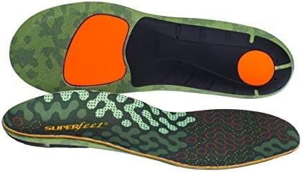 Superfeet Hike Cushion Insoles - Trim-to-Fit Flexible Arch Support Inserts for Hiking Boots or Shoes - Professional Grade - 9.5-11 Men / 10.5-12 Women