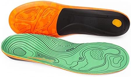 Superfeet Hike Support Insoles - Trim-to-Fit Comfort Carbon Fiber Orthotic Inserts for Hiking Boots or Shoes - Professional Grade - 9.5-11 Men, 10.5-12 Women