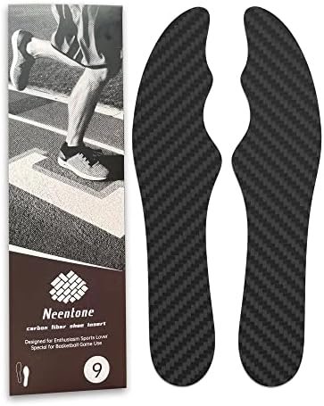 Toe Special Use Carbon Fiber Insole, 270mm Rigid Foot Support Insert, Orthotic Shoe Stiffener Insert for Hallux Rigidus Mortons Toe, Men's Size 9 / Women's Size 10