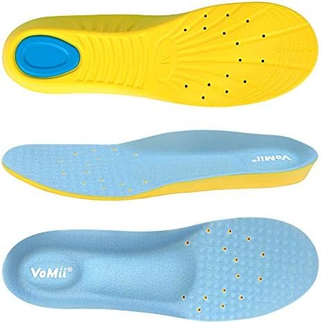 Unisex Shoe Insoles for Men and Women, Memory Foam, High Arch Support, Plantar Fasciitis Relief, Shock Absorption, 100% Risk Free Purchase